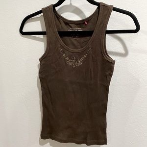 Esprit brown singlet